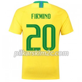 Koszulka Brazylia Firmino 20 Główna Mistrzostwa Świata 2018 - Koszulki Piłkarskie